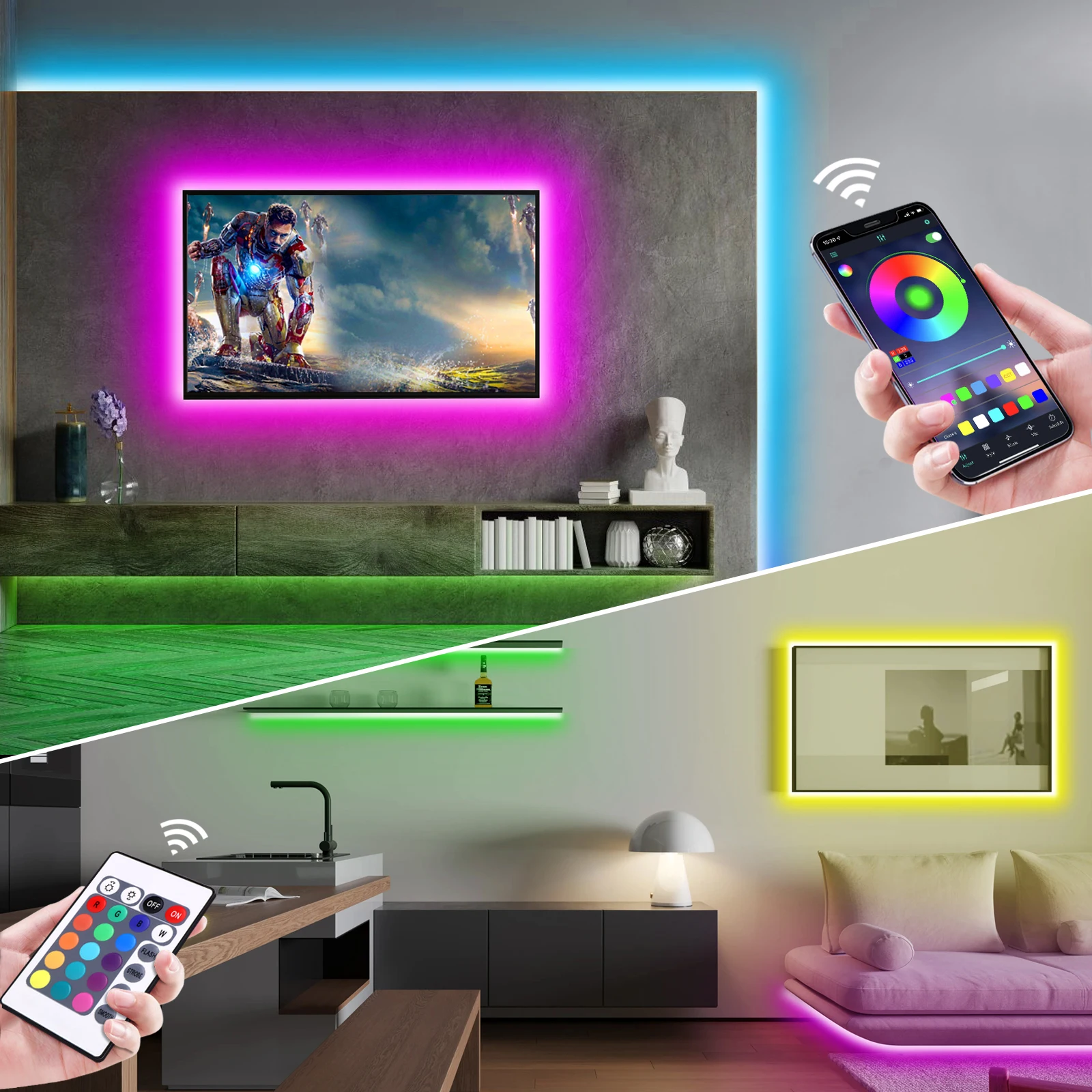 1-5m RGB LED Neon Strip Light  - огляд і ціна Home Decor Happy